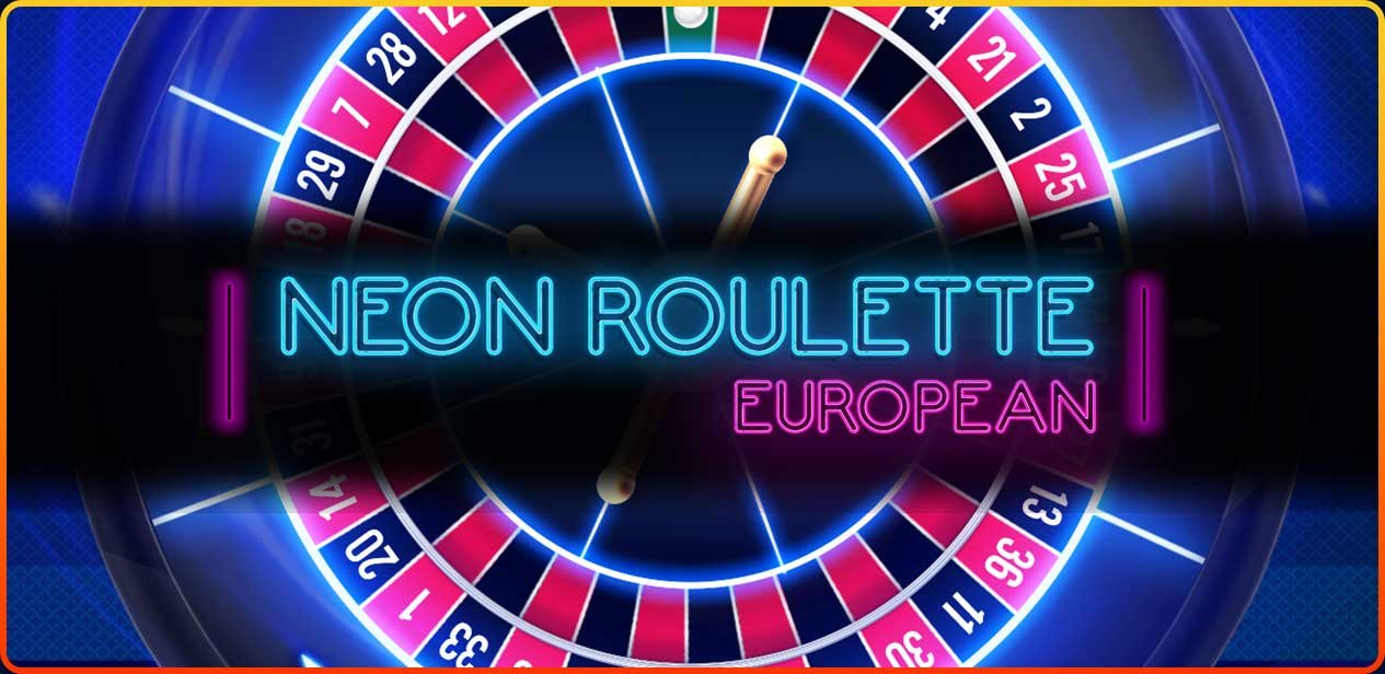 European Roulette Neon Lights